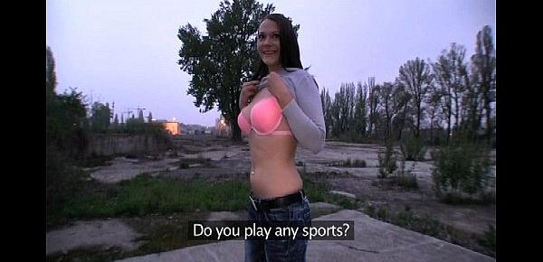  PublicAgent Pretty brunette gets fucked in the middle of nowhere